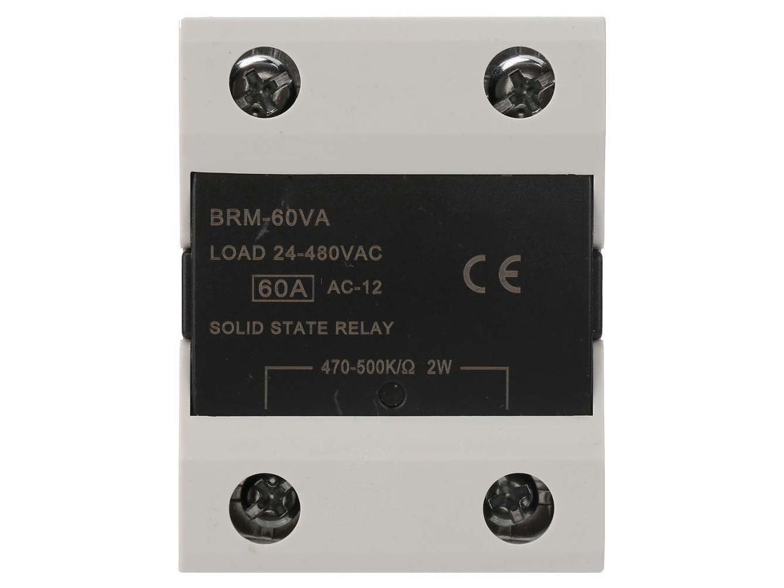 Módulo De Relé De Estado Sólido Ssr Brm-60va 24-480vca 60a