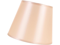 Lámpara De Mesa Moderna De Tela Color Beige Con Casquillo E27cm