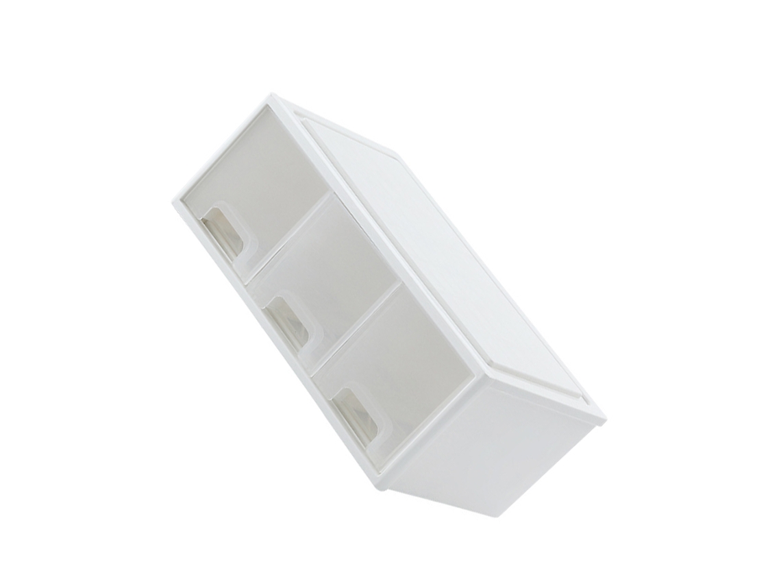 1/2 Apila blanco y organiza con cajas apiladas gratuitas. Aumenta tres cuadrículas.