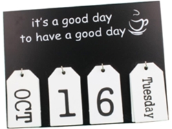 Pieza Calendario De Escritorio Creativo Decoración Perpetua Para El Hogar Y La Oficina Accesorio