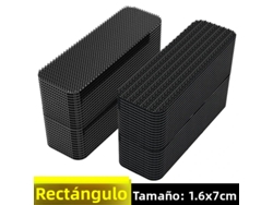 (12 Piezas Rectangulares) Adhesivos Antideslizantes De Doble Cara Con Cierres De Velcro Autoadhesivos Para Sofás Y Accesorios Del Hogar.