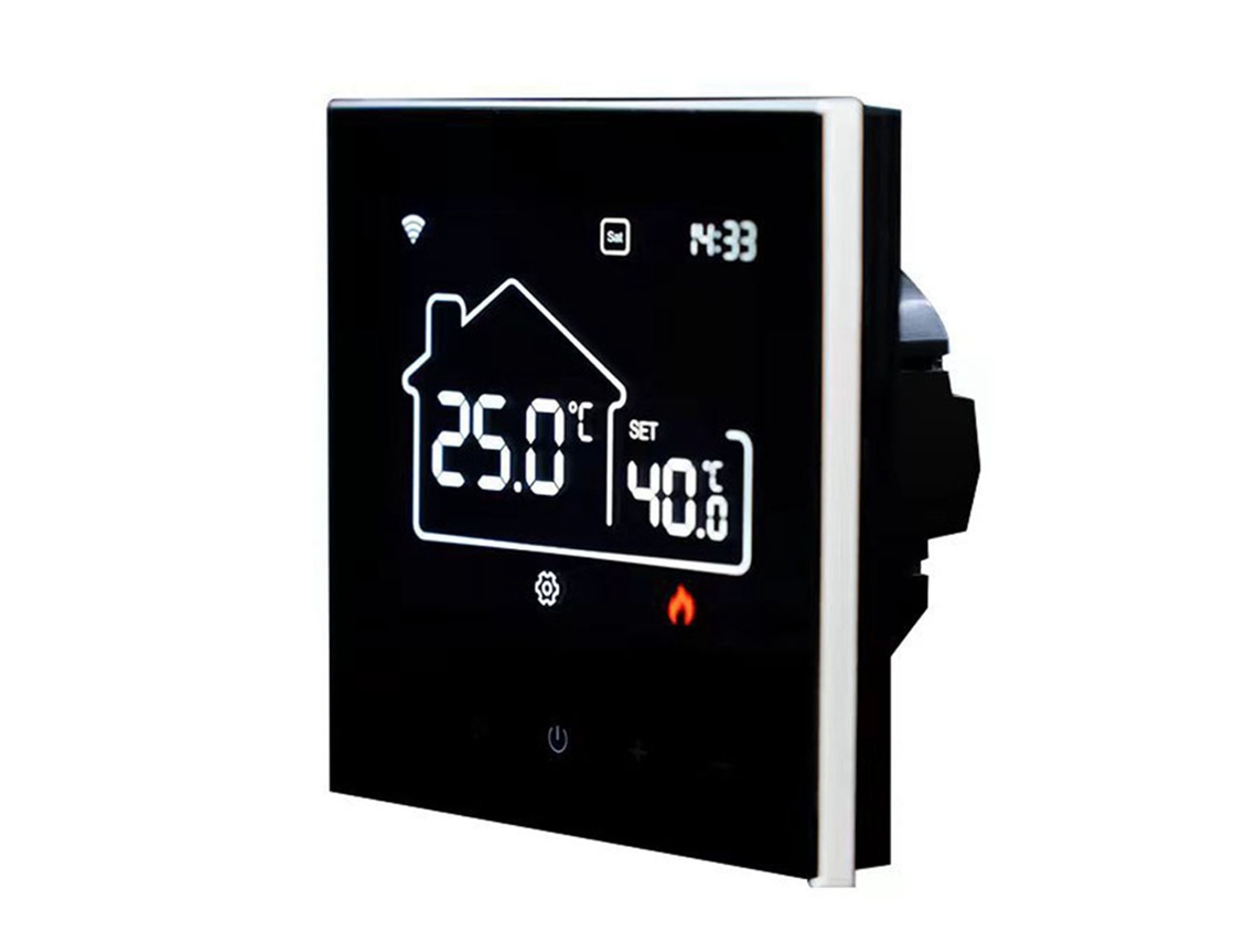 Termostato Inteligente Tuya Con Wifi Y Control Mediante Aplicación Para Aire Acondicionado, Calefacción Por Suelo Radiante Y Pantalla Digital.