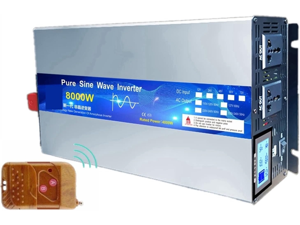 Inversor Convertidor Para Coche, Inversor De Onda Sinusoidal Pura De 12 V 220 V Cc