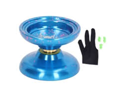 2026Zentro Yoyo sin respuesta, mango de aluminio con estabilidad avanzada y 3 alas, azul Guantee