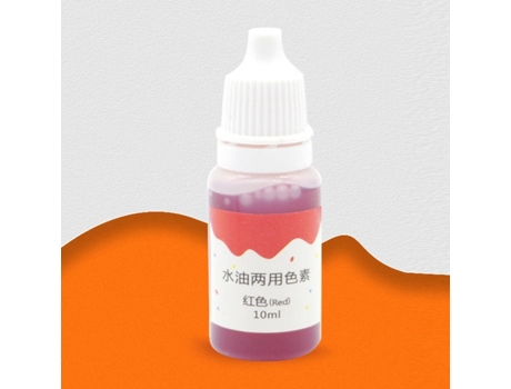 Pigmentos de teñido anudado de jabón hechos a mano 10ml - pigmento líquido de color base seguro y no tóxicoRojo SLOWMOOSE