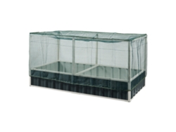 Huerto urbano alto Alblasserdam con red de acero 174x90x88 cm - Antracite [EN.CASA]