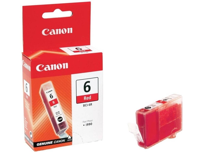 Cartucho de tinta Original CANON BCI-6 Roja