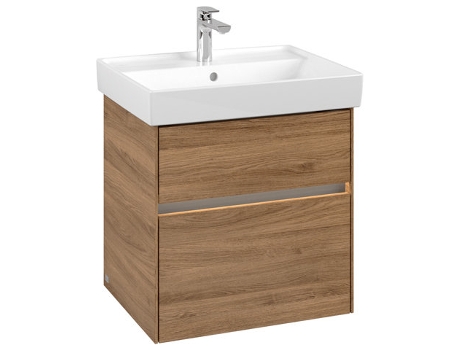 Villeroy &amp Boch Collaro tocador con iluminación 554x546x444 mm 2 cajones C008B0