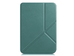 Estuche Fwinl para Kobo Clara 2e Verde Oscuro