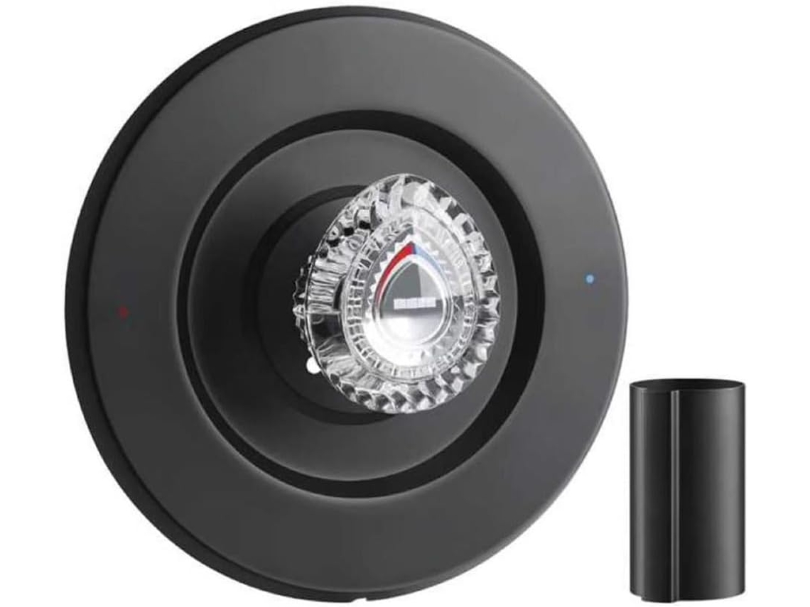 Kit De Embellecedores De Ducha T470 1225, Negro Mate, Fácil Instalación Para
