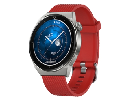 Correa de reloj inteligente para Huawei Watch 4 Pro 22 mm Silicona con textura de diamante (Gris oscuro)