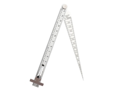 Regla Cónica De 0 A 15 Mm, Medidor De Espesor De Soldadura De Acero Inoxidable, Regla