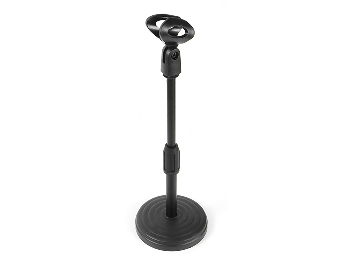 Soporte de micrófono ajustable y extraíble, soporte para micrófono de oficina y portátil.