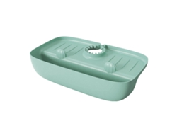 Protector Antisalpicaduras Para Fregadero Con Alfombrilla De Drenaje Y Almacenamiento Para Cocina Y Baño, Color Azul Claro.