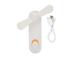 Mini ventilador de bolsillo portátil recargable por USB