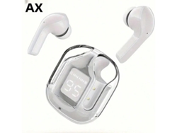 (blanco) Auriculares Inalámbricos Con Pantalla Led, Cancelación De Ruido Y Resistentes Al Agua.