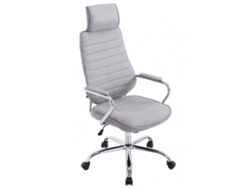 Silla de Escritorio DUDECOR (Acero - Gris)