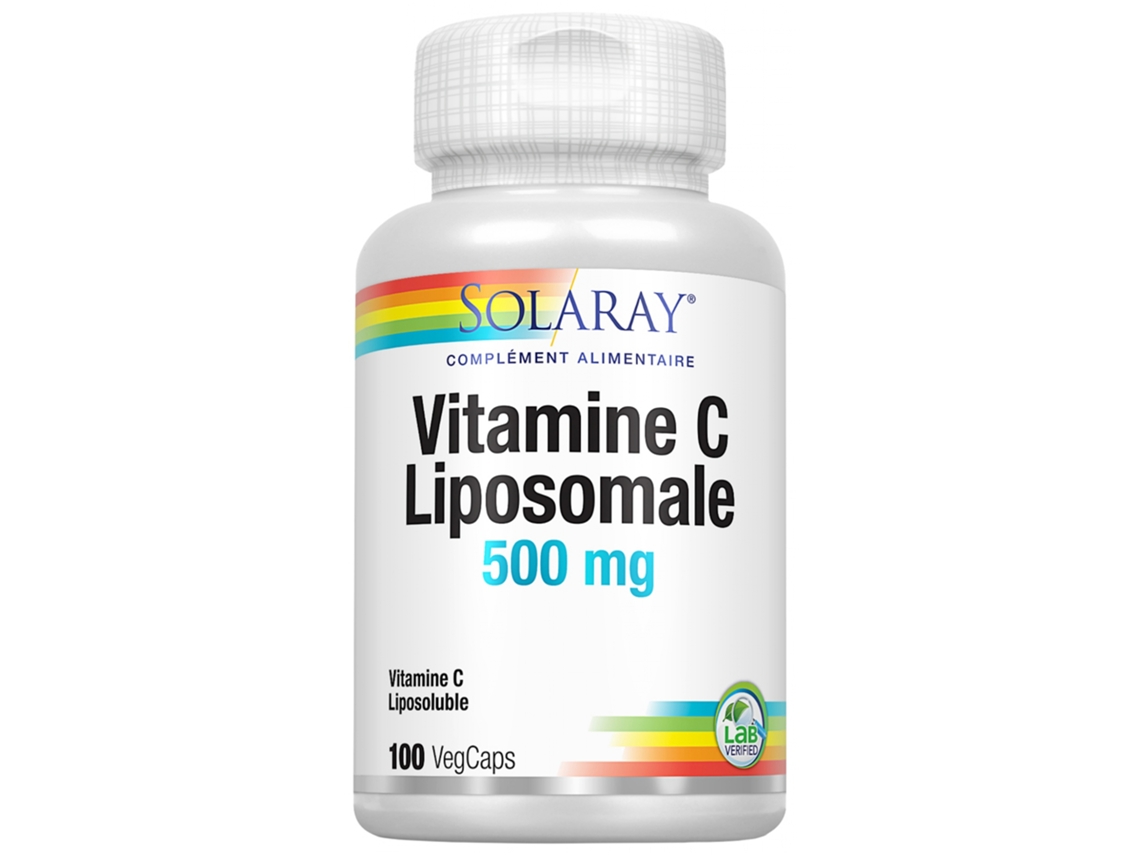Vitamina C Liposomal 500 Mg 100 Cápsulas Vegetales SOLARAY
