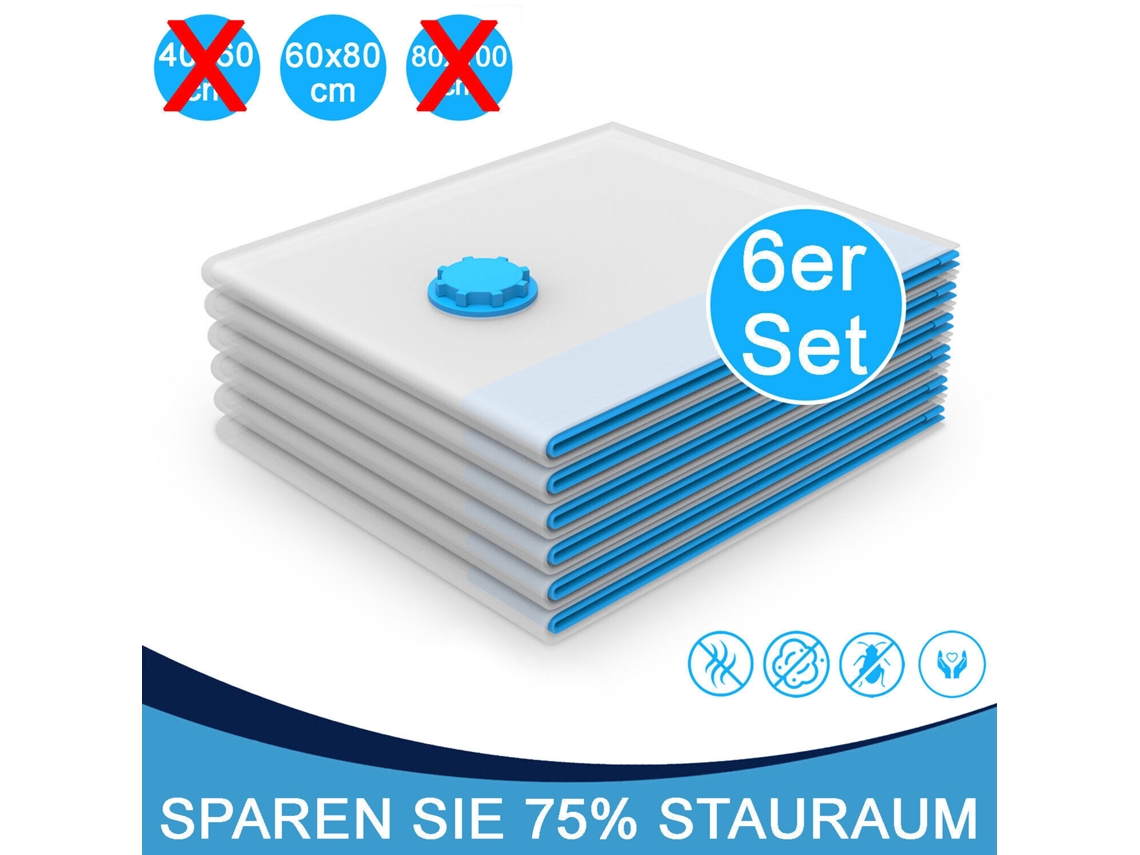 VVJIJILLY Compression Storage Wizardry, Sacos De Vácuo Para Têxteis Domésticos, Proteção Contra Odores E Umidade, Duráveis E Reutilizáveis, Conjuntos De Três Ta