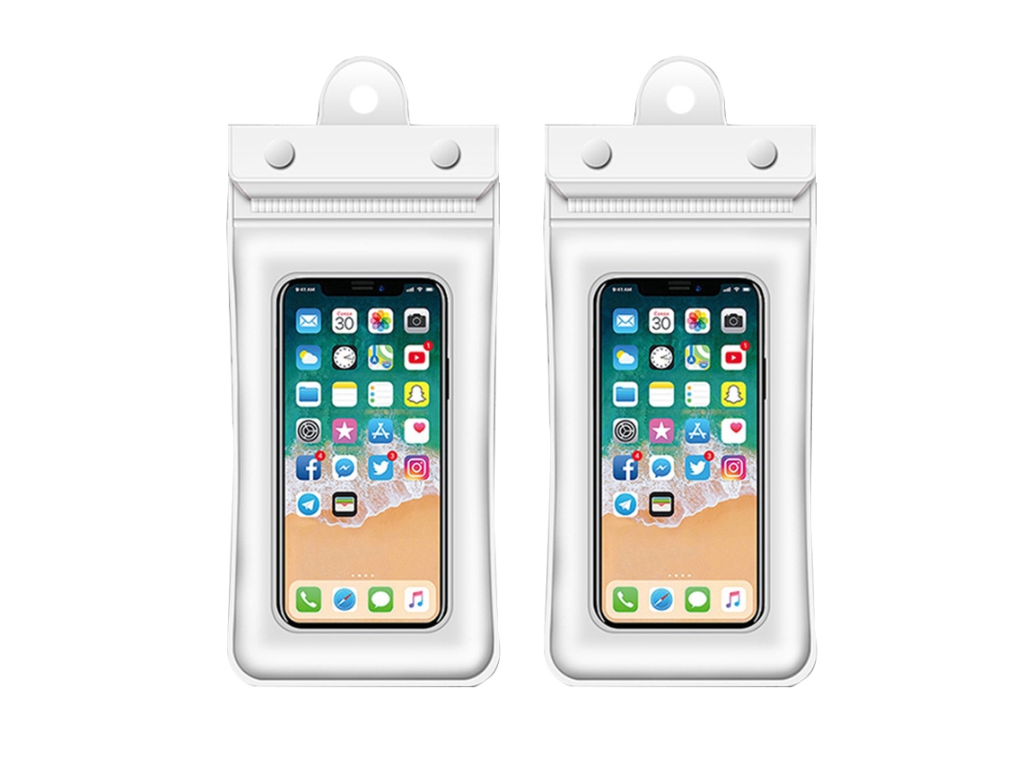 Funda impermeable para teléfono con flotador, bolsa impermeable para buceo