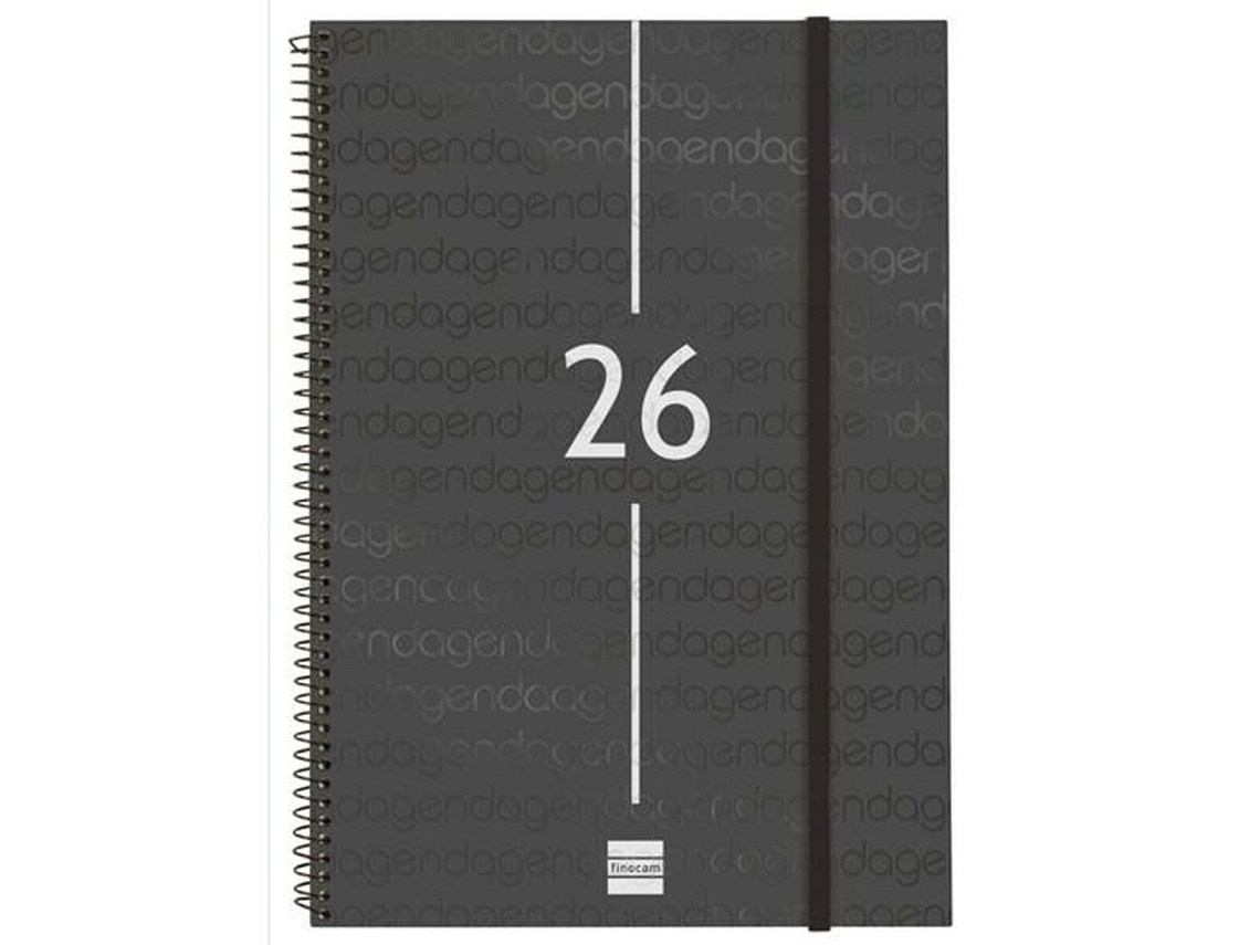 Agenda Finocam Año Negro A4 21 X 29,7 Cm 2026