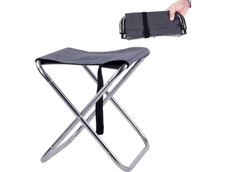 Mini taburete plegable para acampar, pequeños taburetes portátiles para caminatas al aire libre, descanso para barbacoa, asiento de pesca ligero pa...