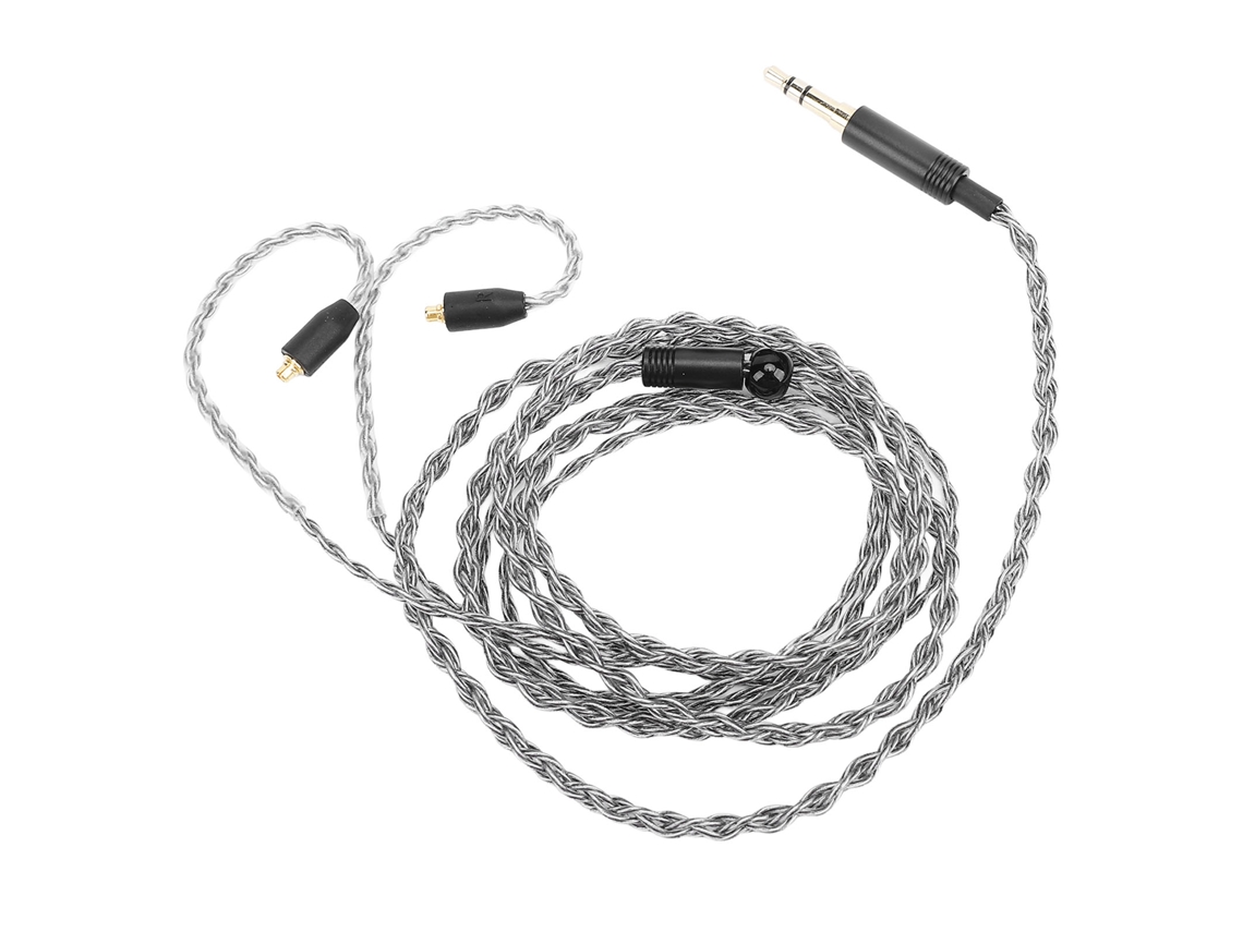 Cable Para Auriculares De 3,5 Mm A Mmcx Mejorado, Cobre Plateado, Sin Pérdidas, Para Se215, Se315, Se425 Y Se535.