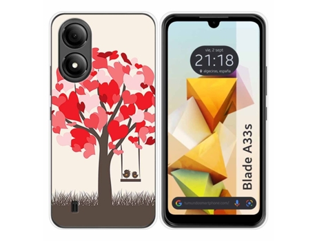 Funda Silicona para Zte Blade A33s diseño Pajaritos Dibujos