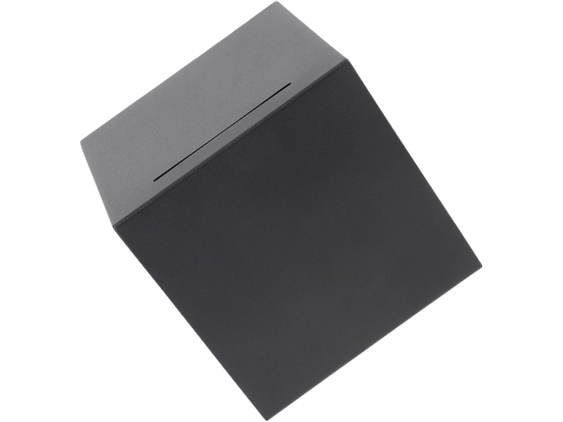 Hucha Compacta De Acero Inoxidable Para Depositar Billetes Con Apertura Segura.