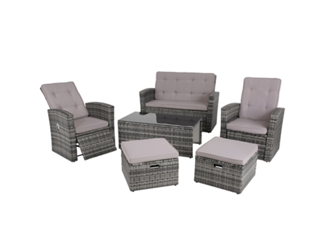 Juego TECTAKE De Rattan Bari