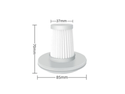 Filtro hepa 3 peças para aspirador de pó de remoção de ácaros xiaomi mjcmy01dy