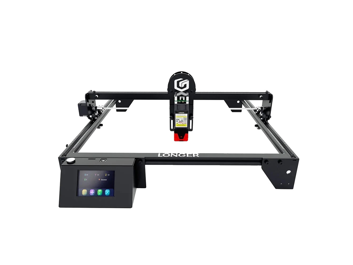Grabadora láser de alta precisión, área de grabado de 375x375 mm, interfaz de pantalla táctil, Ray5 20w