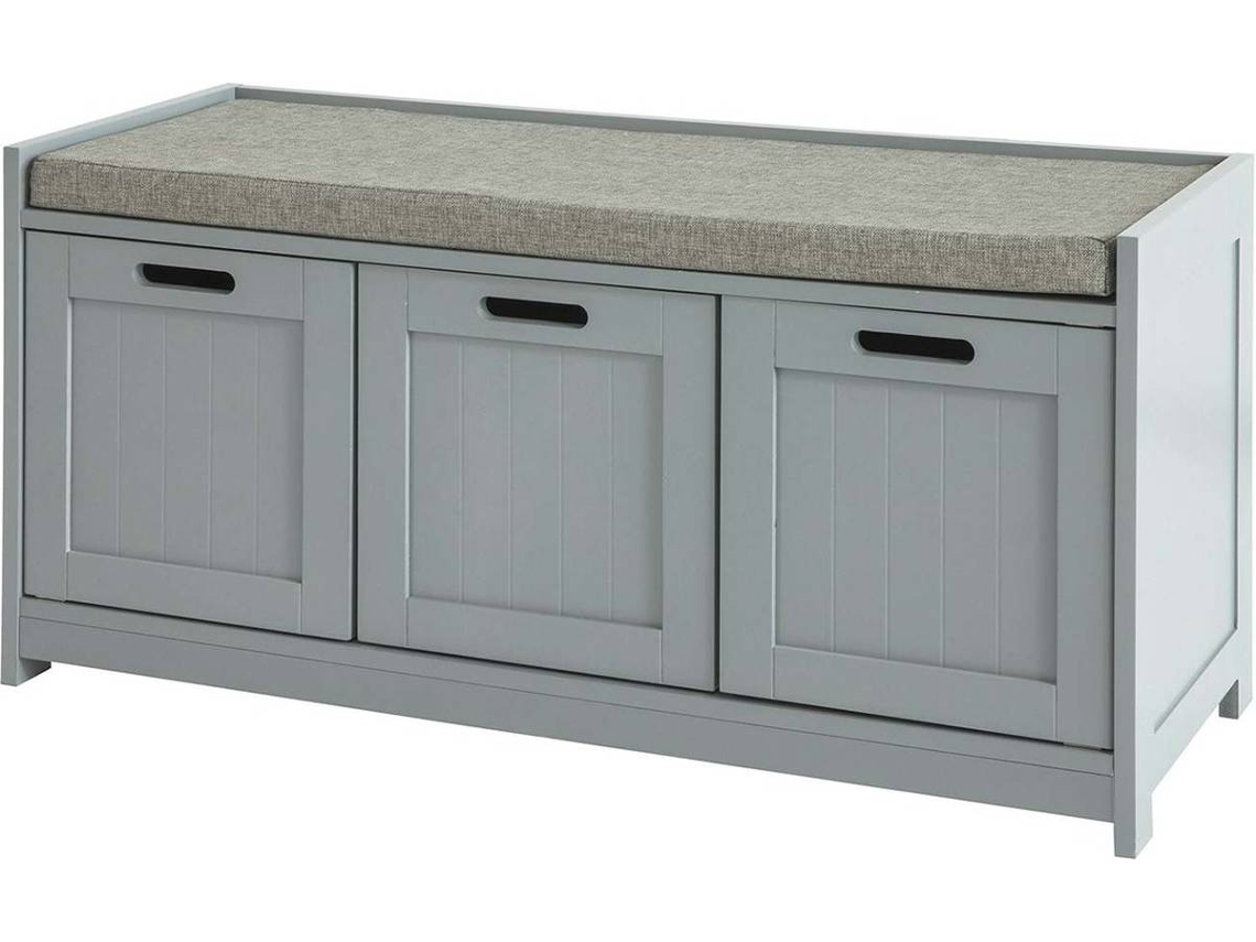 Zapatero SOBUY (Gris - 90x35x45 cm)
