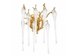 Aplique De Pared De Cristal Pibaogu Asled-714 (dorado)