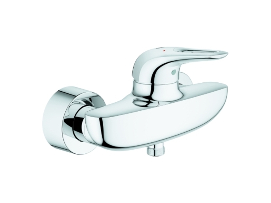 Mezclador de ducha monomando Grohe Eurostyle, montaje en superficie, palanca abierta, 33590003, color cromo
