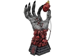 Estatua de Berserk, estatua de la Mano de Dios con collar de Huevo de Rey, Mano de la Muerte Loca, escultura de runa de calavera, regalo para amantes de los quads YWP