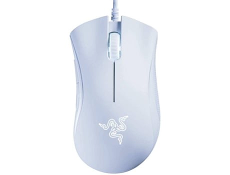 Ratón Gaming RAZER Deathadder (6400 dpi - Blanco)