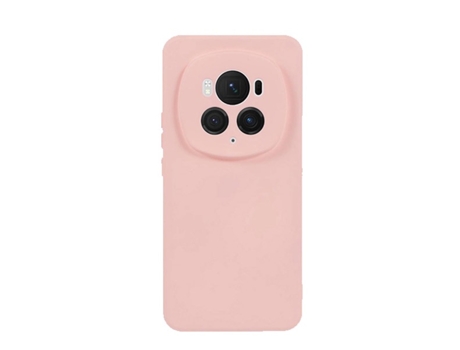 Funda Proteção Traseira para Honor Honor Magic6 Pro GIFT4ME Silicona Rosa