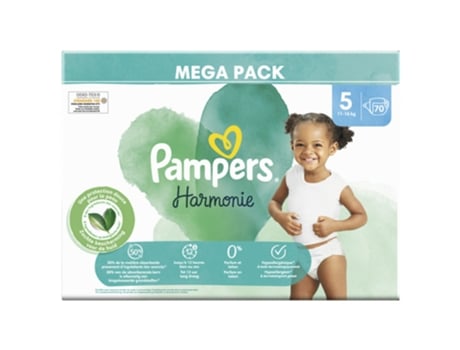 Pañal 70 Talla 5 11-16 kg PAMPERS