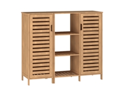 Aparador De 2 Piezas Hakseri 87x99x33cm - Bambus [EN.CASA]