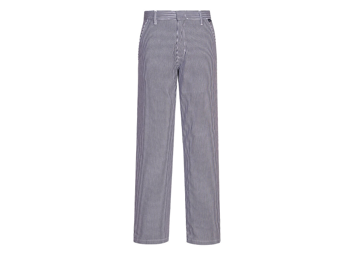Pantalones Barnet De Chef - Comodidad Y Estilo En La Cocina Cuadritos Azules / Xl
