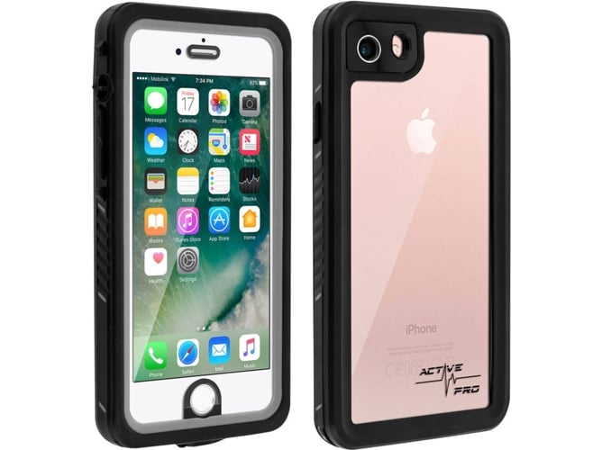 Funda iPhone 7, 8 4SMARTS Impermeable Negro