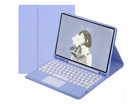 Carcasa Flip Cover y Teclado Bluetooth YIMGOTTA para iPad 10.2(2021/2020/2019)/iPad Air 10.5/iPad Pro10.5