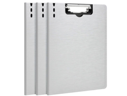 2026-linjou 3 Pack Portafolios Plegables A4, Agarre Resistente Y Gancho, Material Pp Espuma, Gris