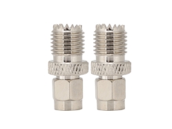 Adaptador Convertidor Sma/mini A Jk De Latón Niquelado (2 Unidades)