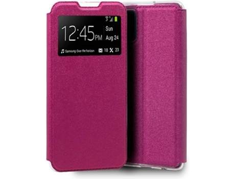 Funda para Samsung Galaxy A41 COOL Flip Cover Rosa