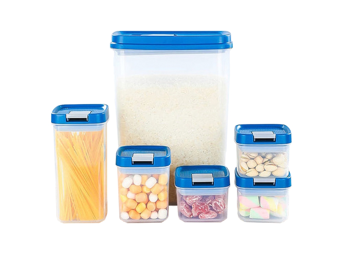 JOYBOS Juego de 6 piezas de caja de almacenamiento de alimentos de cocina