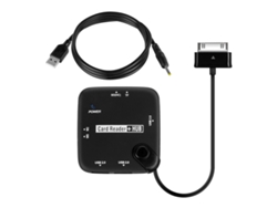 Lector de tarjetas USB Hub de 3 puertos para Samsung Galaxy Tab 7 en 1 con conector de 3 pines - Multi4you®