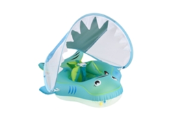 Aro de natación inflable para bebés, colorido, con doble airbag