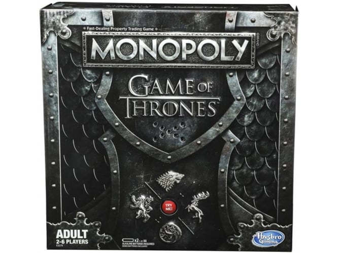 Juego de Mesa Monopoly Game of Thrones Sound Edition (Inglés - Edad Mínima: 18)
